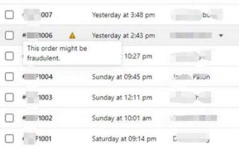 Shopify订单被标识高危诈骗，如何识别？